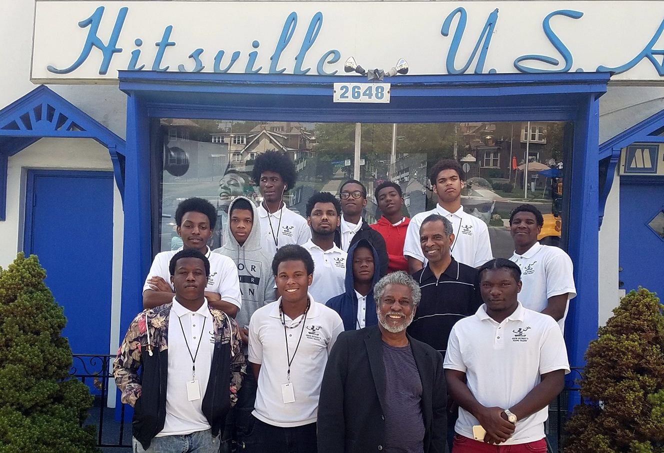 GDYT participants in front of Motown Museum